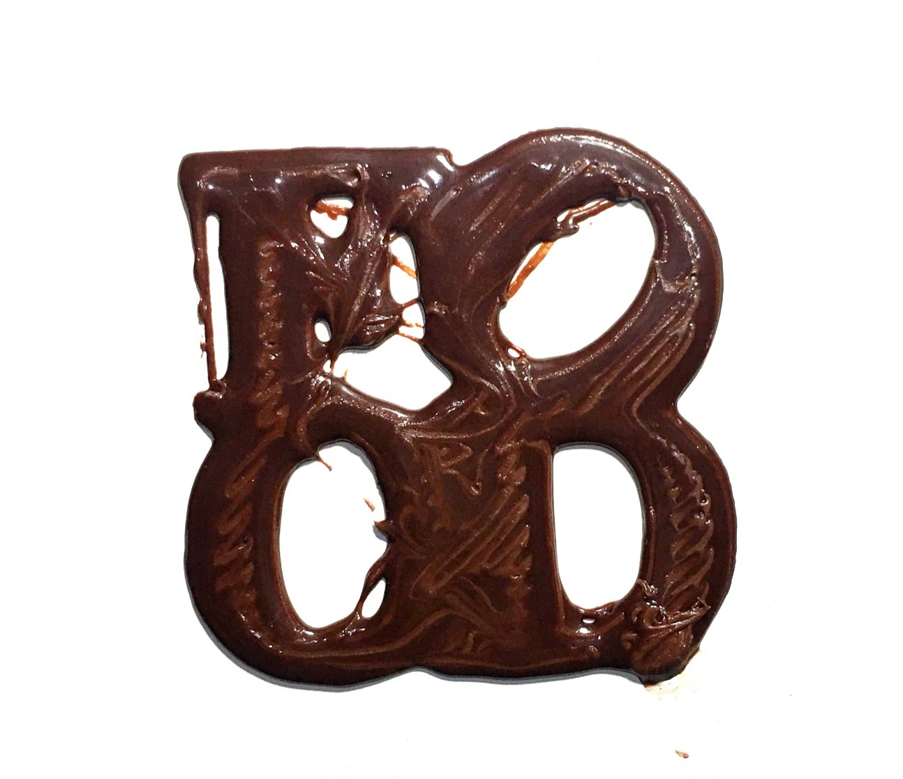The chocolate BB, collapsed and dripping